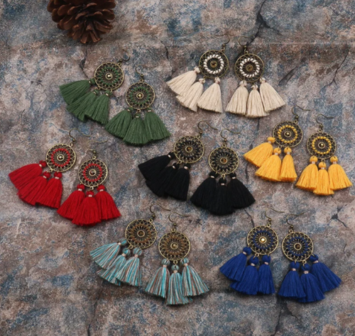 3Fringe Earrings