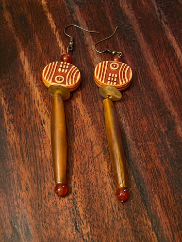 Eclectic Le Orange(Burn’t Orange) Earrings